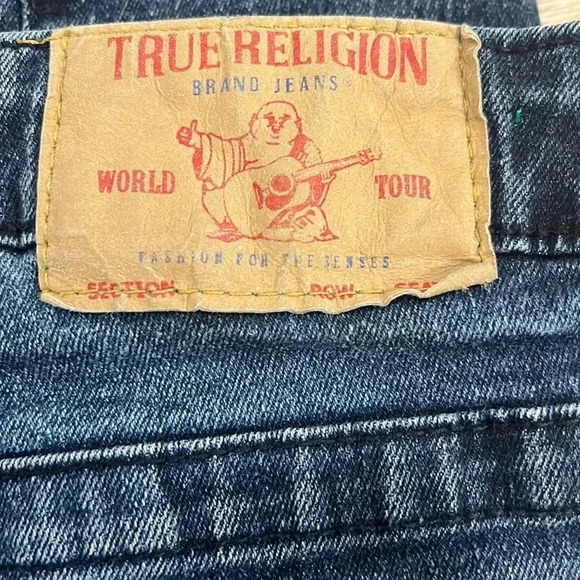 True Religion Geno Skinny Jeans Girls Size‎ 8 Relaxed Slim Fit Distressed - Picture 9 of 14